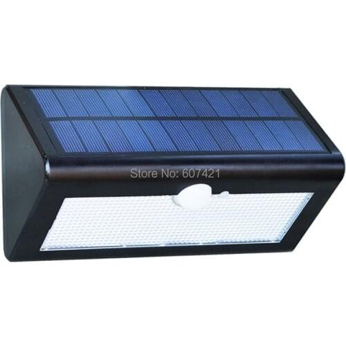 Upgraded 4 Model 46 LED Waterproof Outdoor Motion Sensor Solar Lights Wide Angle Design