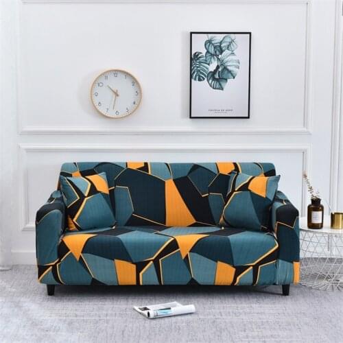 Fashion Printed All-inclusive High Elastic Sofa Cover Universal Furniture Protector Cover 1/2/3 Seater Sectional Couch Cover