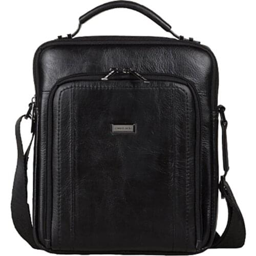 New Arrival First Layer Cowhide Men Tote Handbag Briefcase Bags Design Genuine Leather Male Business Messenger One Shoulder Bag