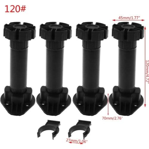Y1UD 4pcs Adjustable Height Cupboard Foot Cabinet Leg For Kitchen Bathroom