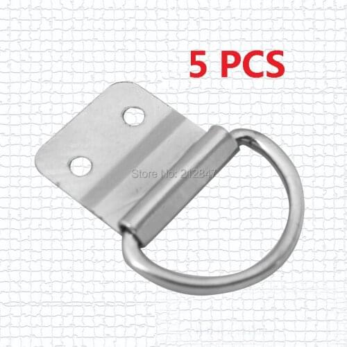 Zinc Plated Iron Puller Flush Mounted Type Chest Handle 5PCS