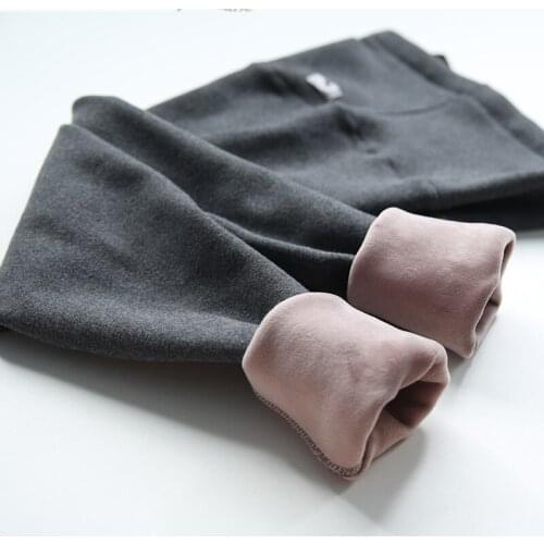 Maternity Elastic Abdominal Support Waisted Adjust Pregnant Woman Clothes Autumn Winter Flannelette