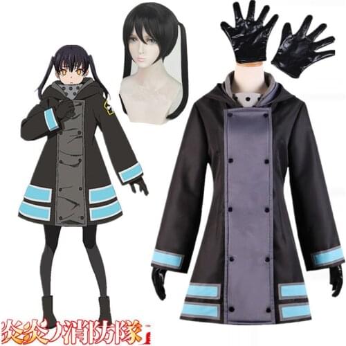Fire Force Enen No Shouboutai /Enn Enn no Shouboutai Season 2 Tamaki Kotatsu Cosplay Costume Halloween Christmas Costume wigs