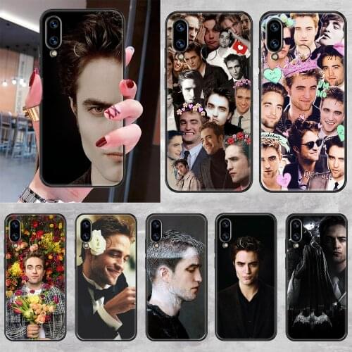 Robert Pattinson Phone case For Huawei Honor 6 7 8 9 10 10i 20 A C X Lite Pro Play black painting prime luxury bumper art cover