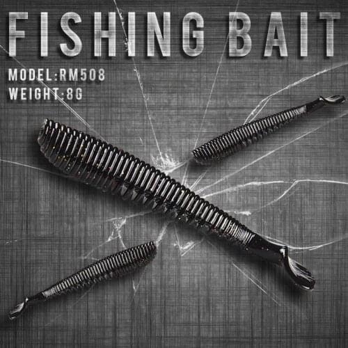 Fishing Lure 80mm 3.2g 0-2m Floating Special soft bait for fishing Two-color bait comes with fragrance to lure fish to the bait