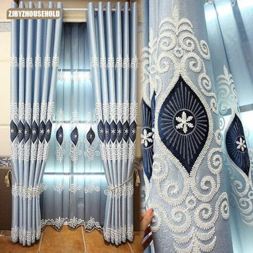 Embroidered Cloth Curtain Screens Curtains Shading Beauty for Living Dining Room Bedroom