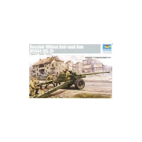 Trumpeter 1/35 scale model 02331 Soviet Russian M1944 (BS-3) 100mm traction anti-tank gun