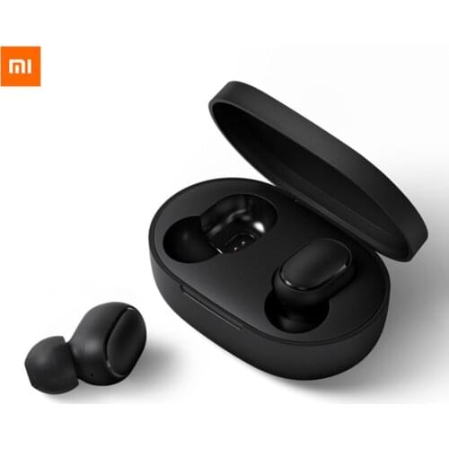Stock Xiaomi Redmi Airdots TWS Bluetooth Earphone Black Youth Version Stereo Mini Wireless Bluetooth 5.0 Headset Wit Mic Earbuds