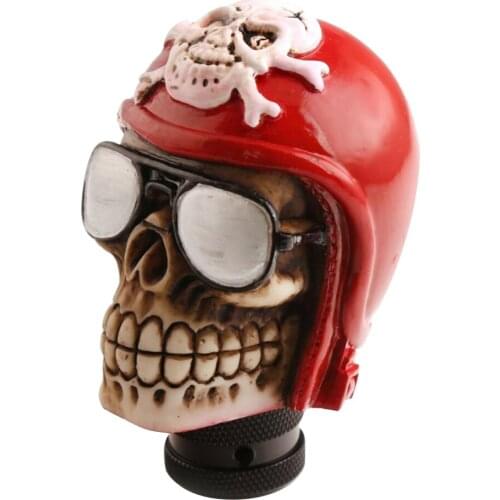 Universal Car Automotive Skull Head Gear Shift Lever Knob Stick Shifter