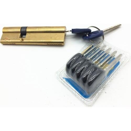 High Security Brass Door Lock Cylinder 105 mm (68+37) with brass keys