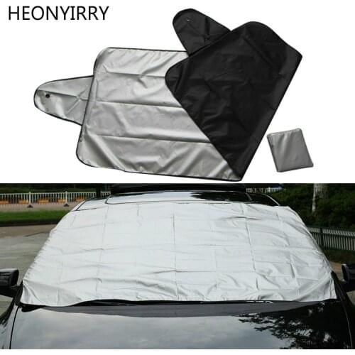 Car Exterior Protection Snow Blocked Car Covers Snow Ice Protector Visor Sun Shade Front Rear Windshield Cover Block Shields