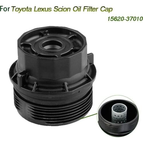 15620-37010 Car Accessories oil filter housing cover assembly for Toyota Corolla Prius Matrix Lexus Scion iM XD Black