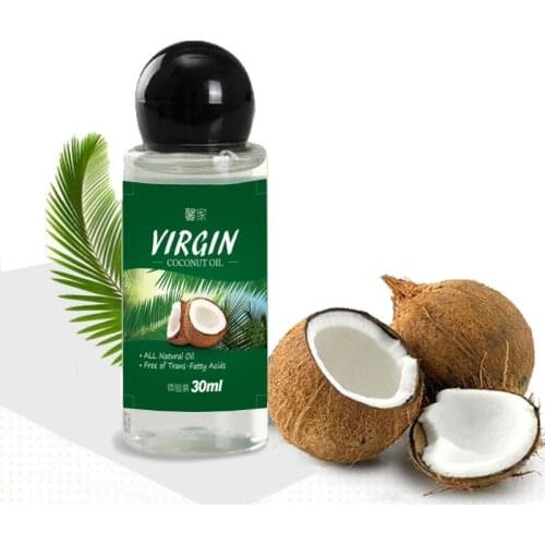 3PCS VIRGIN Coconut Oil Extract Cold Pressed Natural Healthy Oil for Aromatherapy Hair&Skin Care /Makeup Remover/Body Message