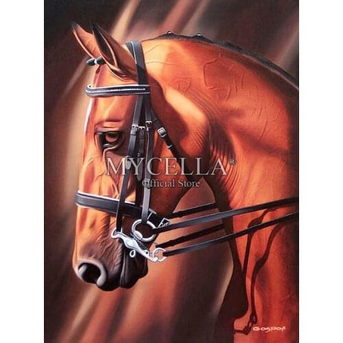 5d Diy Diamond Painting Horse Needlework Embroidery Full Round Resinstone Cross Stitch Diamond Mosaic Home Decor Crafts Gift