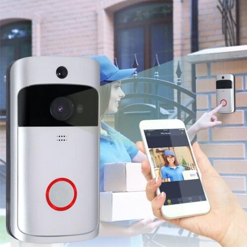 Neoteck Wireless Doorbell with Camera HD WiFi Night Vision with 32G TF memory card Video Doorbell 2.4GHz Wi-Fi connection