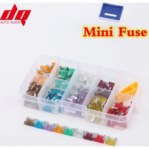 90pcs/lot high quality Auto Automotive Car Boat Truck Blade Fuse Box Assortment Fuses Mini size 5A 7.5A 10A 15A 20A 25A 30A 35A