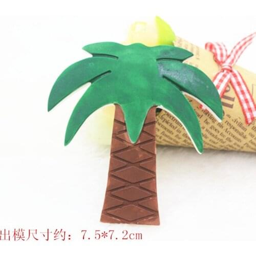 C955 Coconut trees Aromatherapy gypsum mold Chocolate cake decoration ornaments die