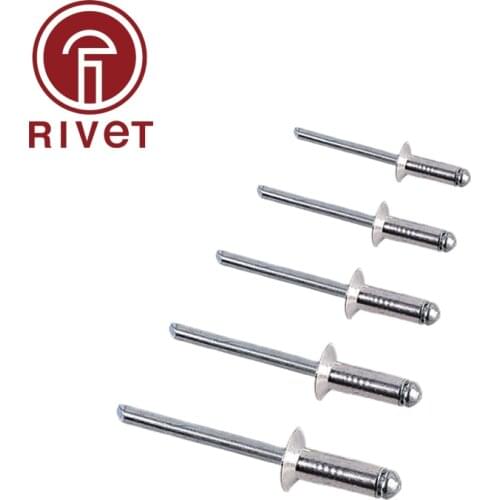 DIN15977 M2.4/M3/M3.2 Aluminum Steel Blind Rivet Countersunk Head Pop Rivet Open Type Blind Rivet Multi Size High Quality