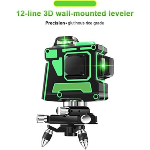 Laser Level Green Laser Beam Line Prism Level Straight Line Laser Guide Receiver Horizontal Vertical Cross Lines Self Leveling