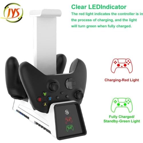 PS5 multi-function charging base headset storage rack PS5/PS4/NSPro/Xboxone/Series handle dual charging