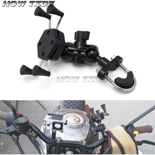 Motorcycle GPS Navigation Frame Mobile Phone Mount Bracket For Aprilia NA Mana 80/GT, SL 750 Shiver, SMV 750 Dorsoduro