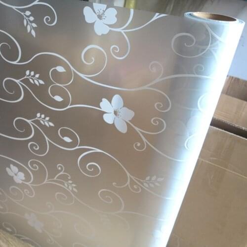 Window Sticker Privacy Protection Self Adhesive Home Decor Glass Stickers for Bathroom Living Room xobw