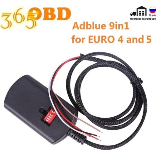 10Pcs Adblue 8IN1 Update to Adblue 9IN1Universal Not need any software AdBlue Emulation 9IN1 Box for multi-brands