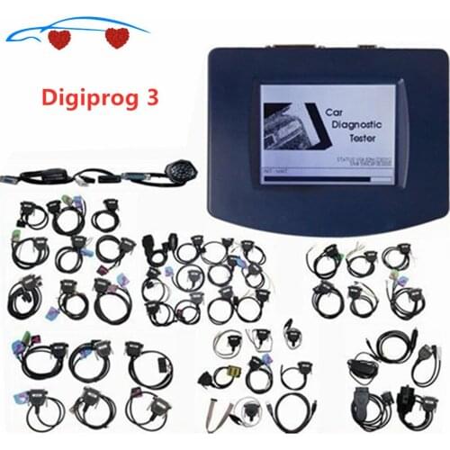 Newest V4.94 Professional Digiprog III Digiprog 3 Odometer Programmer With Full Software,digiprog3 full set with all cables