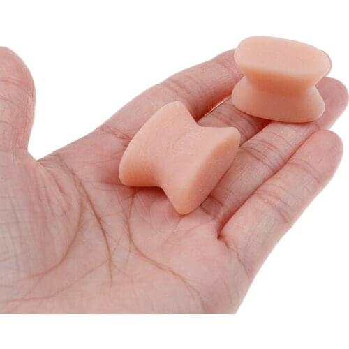 Silicone Gel Toe Separator For Bunion Corrective Hallux Valgus Thumb Overlapping Repair Bone Orthotic Straightener 2pcs