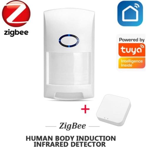 Smart Zigbee PIR Motion Sensor Human Body Sensor Detector Home Alarm System Smart PIR Motion Sensor Tuya Smart Life Hot Sale