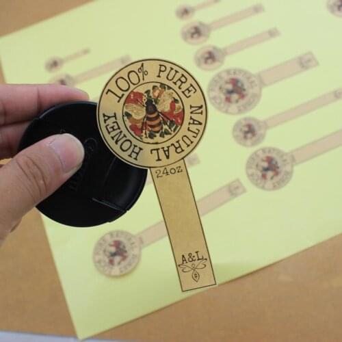 High quality cheap price kraft paper adhesive package label