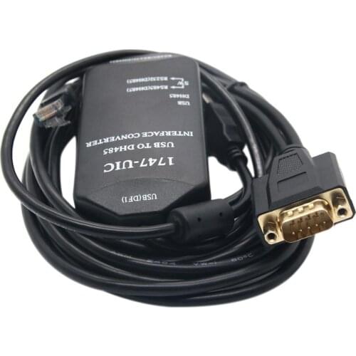 TZT USB 1747-UIC PLC Cable for Allen Bradley USB to DH485-USB to 1747-PIC SLC500