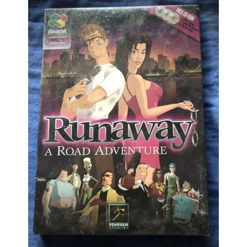 RUNAWAY A ROAD ADVENTURE video game PC Windows 95/98/ME/2000