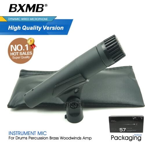 High Quality Version Professional SM57LC Dynamic Instrument 57LC Handheld Wired Microphone For Performance Percussion Live Stage