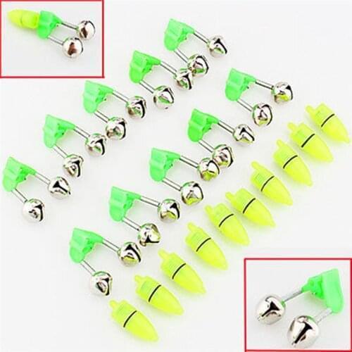 10Pcs/Set Fashion The Fish Catch The Lamp Before It Lights Bell Lamp Intelligent Inductive Pole Fishing Alarm Night Light#264704