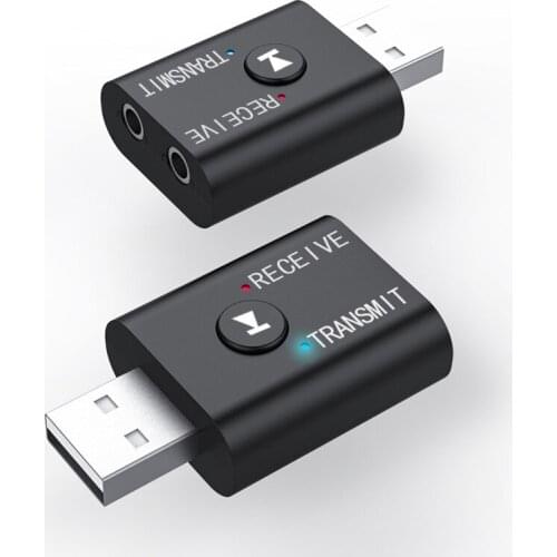 3 in 1 Wireless Bluetooth 5.0 Receiver Transmitter Adapter 3.5mm Jack For Car Music Audio Aux A2dp Headphone Reciever Handsfree