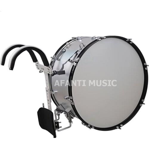 Afanti Music 24 inch / Silver Marching Drum (MAD-103)