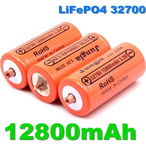 100% Original 32700 12800mAh 3.2V lifepo4 Rechargeable Battery Professional Lithium Iron Phosphate Power Battery with screw