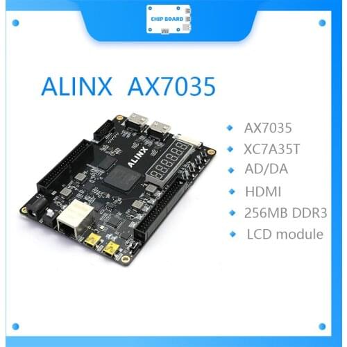 ALINX AX7035 Marca XILINX A7 FPGA Placa De Desarrollo Artix-7 XC7A35T Ethernent HDMI PFC