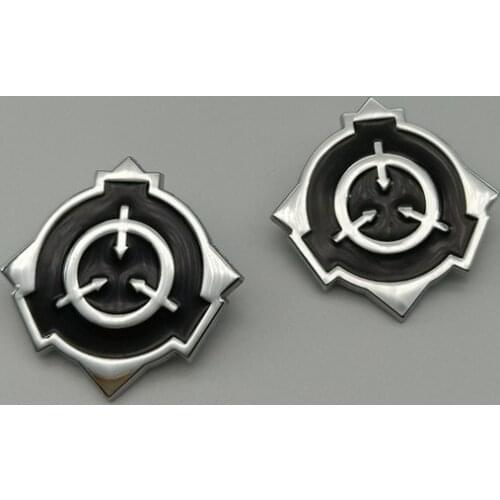 Anime Scp Foundation Brooch Cosplay Costumes Accessories Metal Task Force Pin