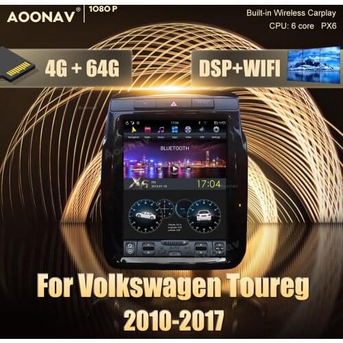 2 din Android car GPS radio multimedia player For Volkswagen Toureg 2010-2017 car GPS navigation DvD Stereo receiver player