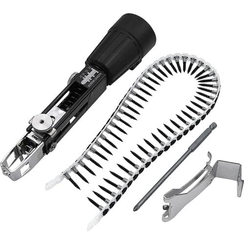 Automatic Chain Nail Gun Adapter Screw Gun For Electric Drill Woodworking Tool Cordless Power Drill Attachment Set Standard