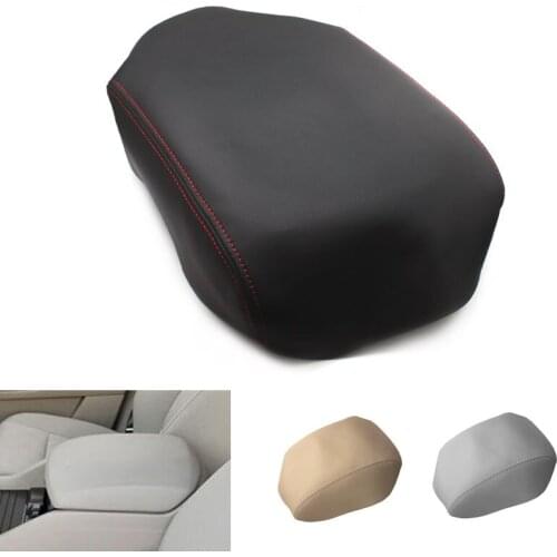 Car Center Armrest Console Glove Box Microfiber Leather Cover Trim For Honda Pilot 2009 2010 2011 2012 2013