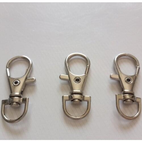 Hot 5pcs Swivel Lobster Keychain Car Key Ring Dog Chain Leather Bag Handbag Purse Shoulder Strap Belt Clasp Clip Accessories