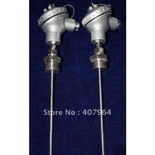 K type Armored thermocouple, SS 321 sheath, thermocouple protection head,fast delivery