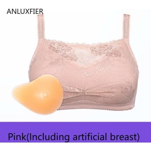 Breast Prosthesis Bra Set Without Steel Ring Cotton Underwear After Breasts Cancer Surgery Surgical Resection Women Bras H4619