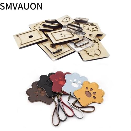 Wooden Die Cutting Diy 2021 Customizable Cat palm Chest card Card bag Dies Fille Scrapbooking Suitable For Die-cutting Machines