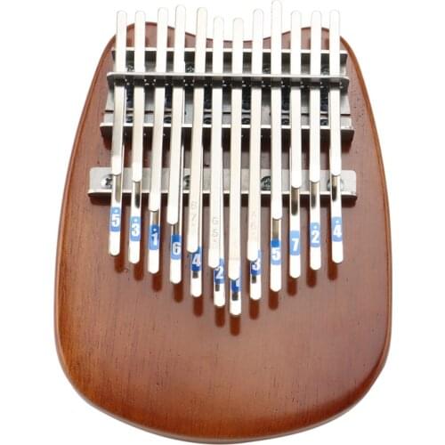 Double Layer Chromatic Kalimba 24 Key Innovative Design Metal Frame Finger Piano Solid Rubber Wood Mbira Instrument