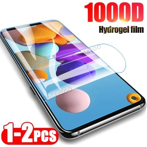 1-2pcs Hydrogel Soft Film For Samsung A21s A01 A21 A31 A51 A71 4G A10S A20S A30S A50S M30S Screen Protector Protective Films