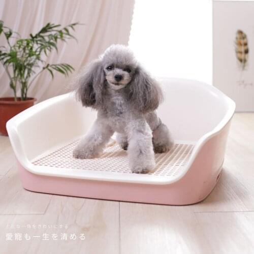 Dog Potty Pet Supplies Cat Puppy Litter Tray Teddy Urinal Pull With Drawer Type Big Space Double Layer Toilet Seat For Household